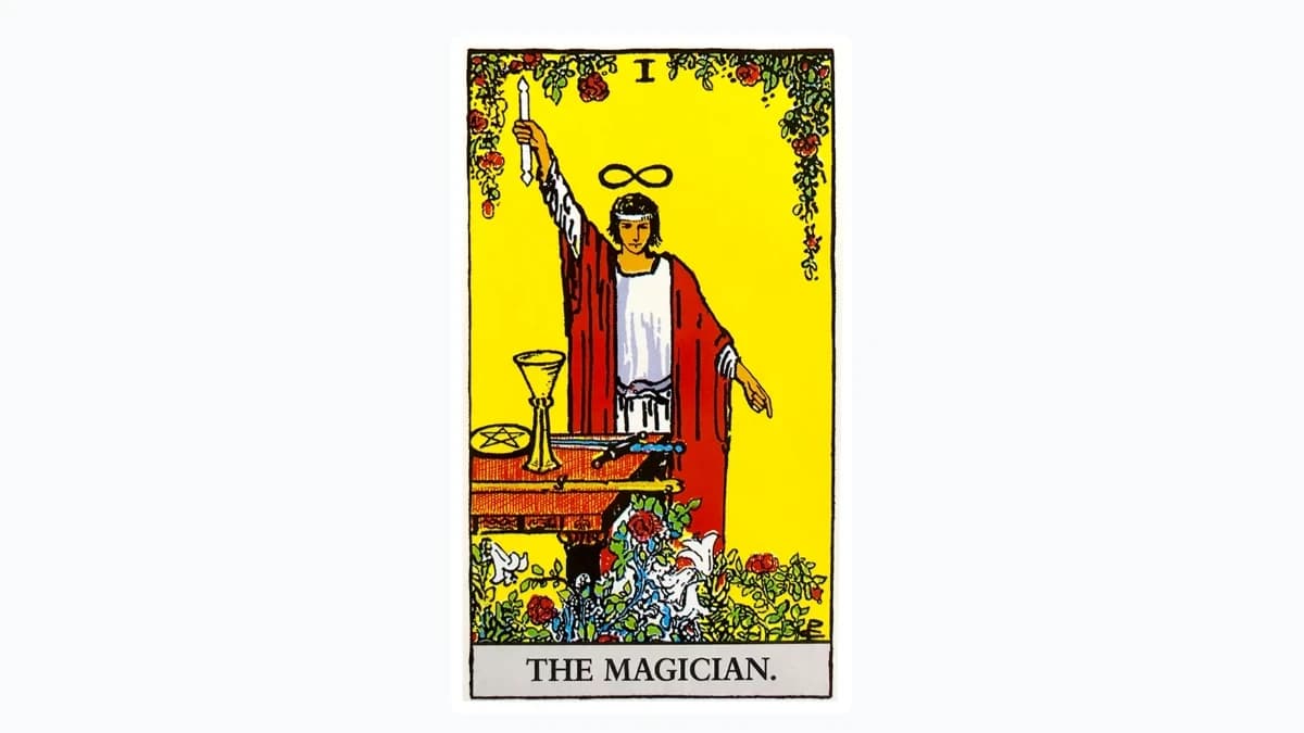 【塔羅牌解析】「魔術師(The Magician)」牌的意義是什麼?戀愛、工作、財運、健康,正逆位徹底解析! - content 1