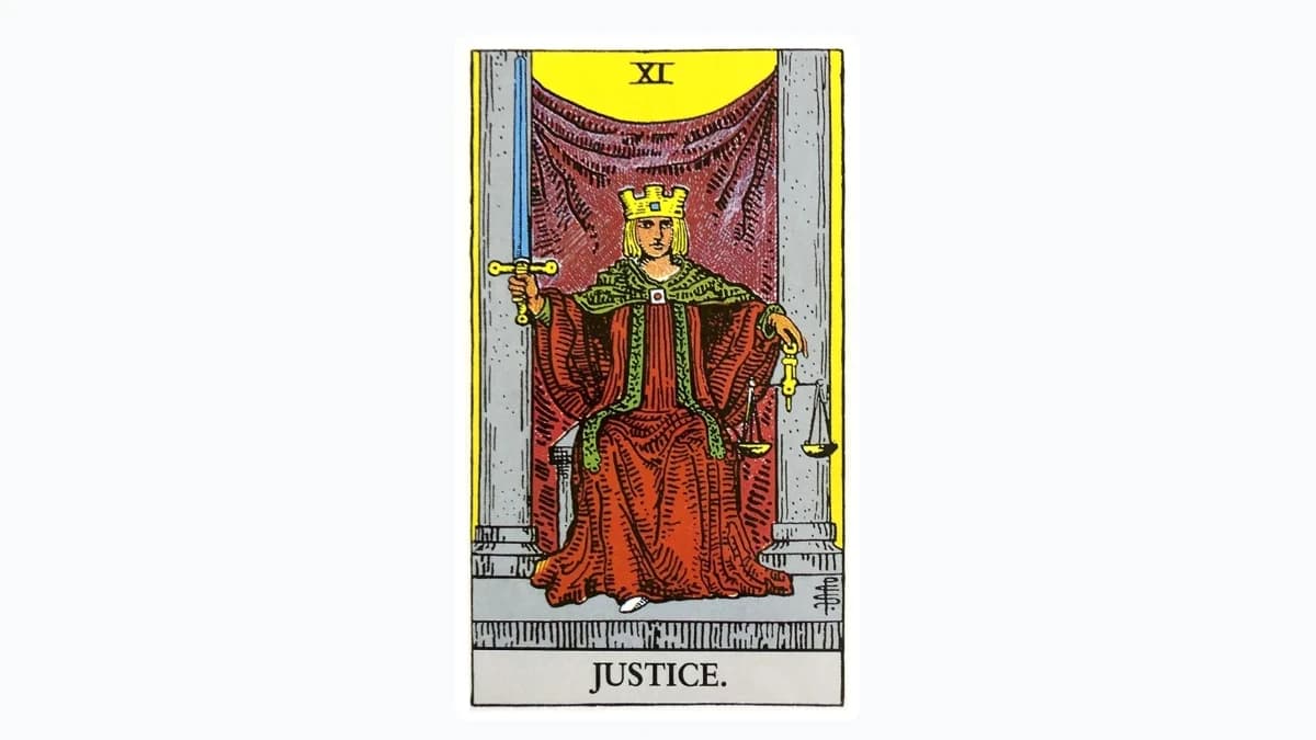 【タロット解説】「正義(Justice)」のカードの意味とは?恋愛・仕事・金運・健康を正位置・逆位置で徹底解説! - content 1