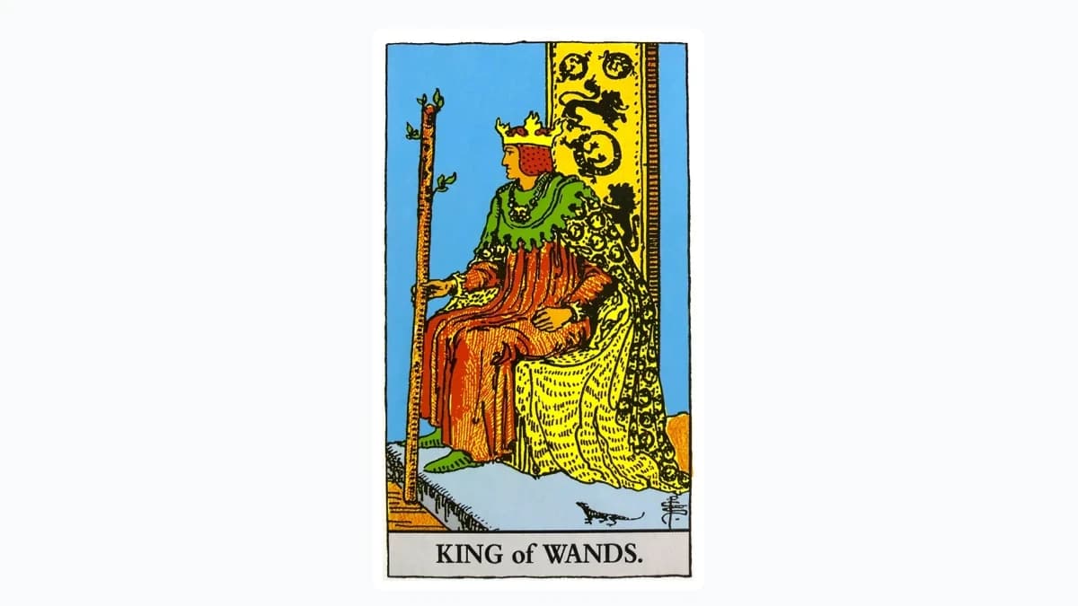 【Guía de Tarot】¿Qué significa el "Rey de Bastos"? Significado en amor, trabajo, dinero y salud (al derecho y al revés) - content 1