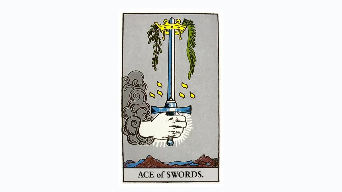 【タロット解説】「ソードのエース(Ace of Swords)」のカードの意味とは?恋愛・仕事・金運・健康を正位置・逆位置で徹底解説! - content 1