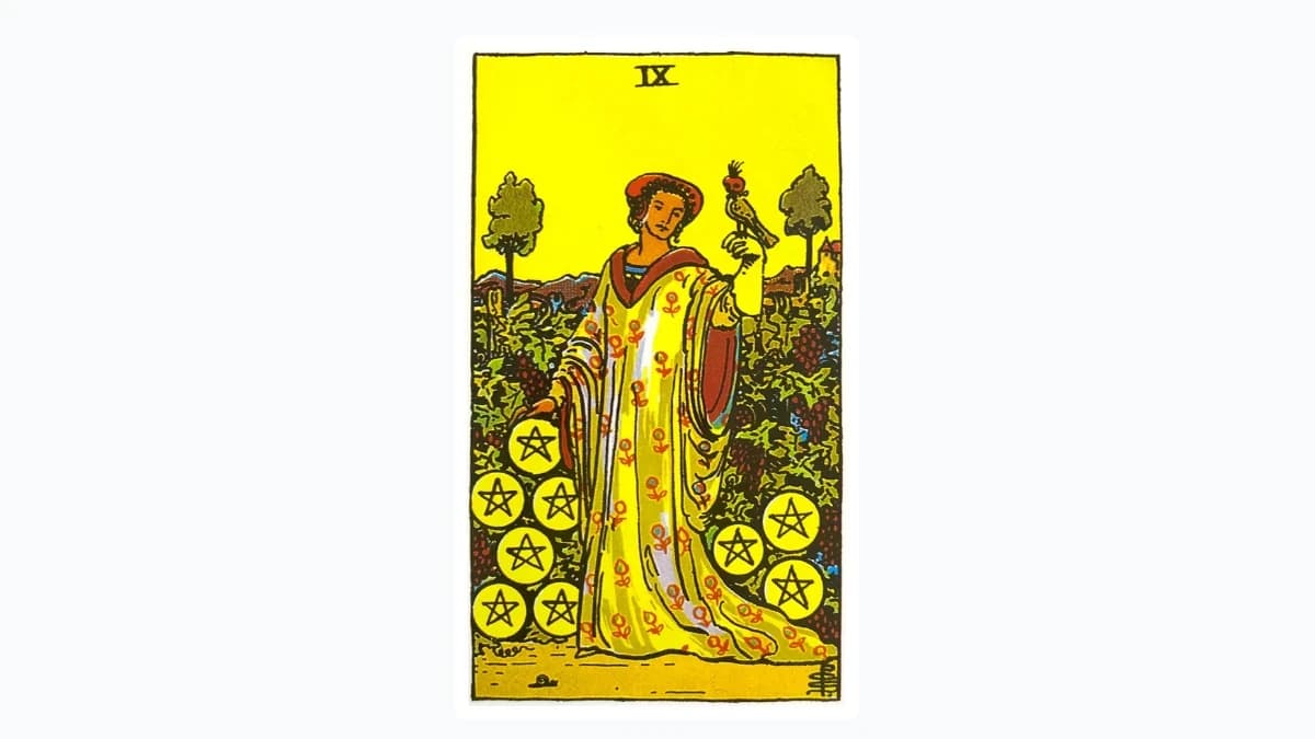 【タロット解説】「ペンタクルスの9(Nine of Pentacles)」のカードの意味とは?恋愛・仕事・金運・健康を正位置・逆位置で徹底解説! - content 1