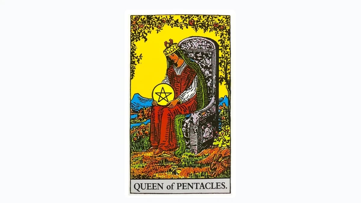 【タロット解説】「ペンタクルスのクイーン(Queen of Pentacles)」のカードの意味とは?恋愛・仕事・金運・健康を正位置・逆位置で徹底解説! - content 1