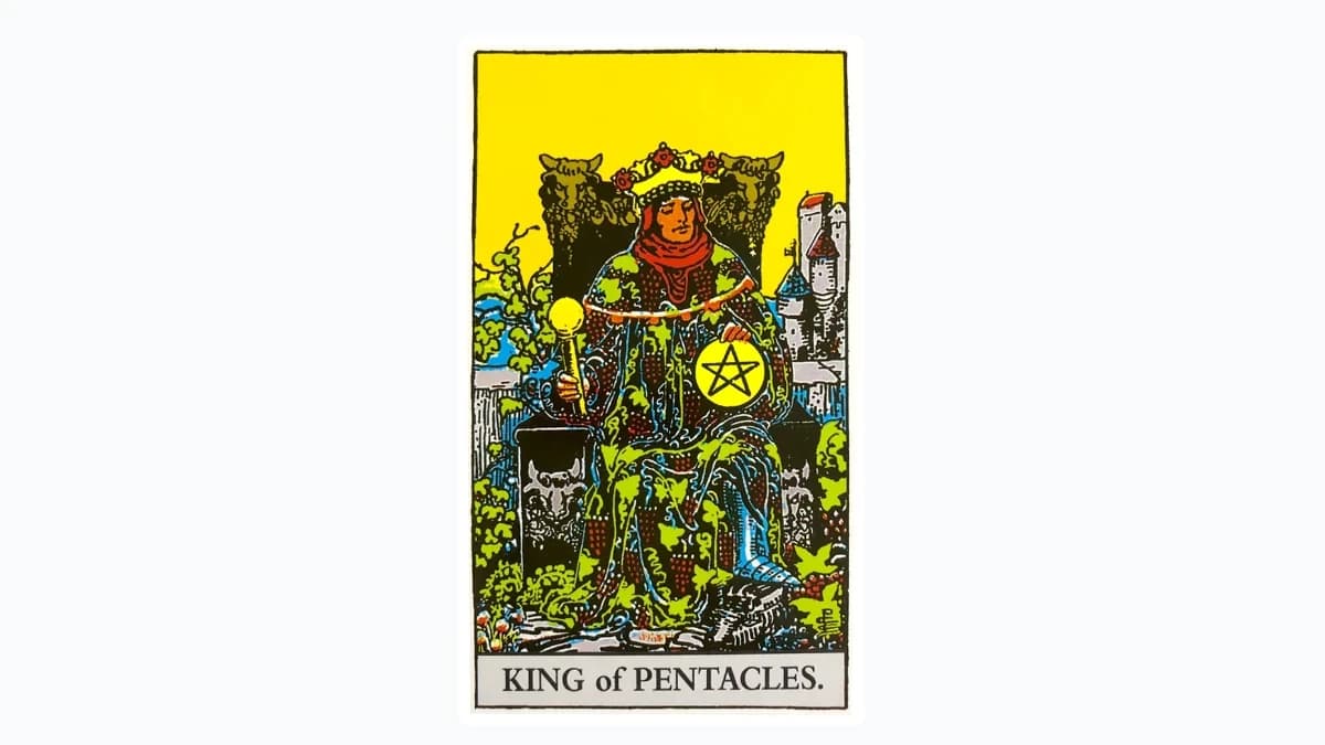 【タロット解説】「ペンタクルスのキング(King of Pentacles)」のカードの意味とは?恋愛・仕事・金運・健康を正位置・逆位置で徹底解説! - content 1